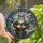 Fantasy & Mythology Lovers' Tiffany Style Stained Glass Viking Dwarf Axe Jewel Tone Nordic Mosaic Stained Glass Suncatcher - 1