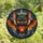 Fantasy Art Lovers' Whimsical Tiffany Stained Glass Baby Bat Glowing Red Heart Cosmic Night Sky Stained Glass Suncatcher - 4