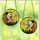 Wildlife Art Lovers' Fierce Opossum Stained Glass Mosaic, Yellow Sky & Deep Forest Green Trees Stained Glass Suncatcher - 4TzteejHxe