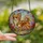 Chihuahua Lovers' Jewel Tone Stained Glass Long-Haired Chihuahua Floral Mosaic Pattern Stained Glass Suncatcher - 2