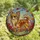 Chihuahua Lovers' Jewel Tone Stained Glass Long-Haired Chihuahua Floral Mosaic Pattern Stained Glass Suncatcher - 4