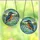 Art Enthusiasts' Tiffany Style Stained Glass Kingfisher Teal Orange Lime Green Mosaic Pattern Stained Glass Suncatcher - 3