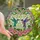 Nature Lovers' Luminous Tiffany Style Stained Glass Hummingbirds Pink Roses Mosaic Stained Glass Suncatcher - 1