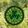 Stained Glass Art Lovers' Intricate Tiffany Shamrock Mosaic Emerald Green & Golden Yellow Design Stained Glass Suncatcher - 4