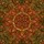 Art Enthusiasts' Tiffany Style Stained Glass Sunflower Mandala Mosaic in Golden Yellow, Burnt Orange, Forest Green Stained Glass Suncatcher - 6