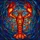 Coastal Enthusiasts' Vibrant Jewel Tone Tiffany Stained Glass Lobster Mosaic with Bold Black Lines Stained Glass Suncatcher - 6
