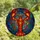Coastal Enthusiasts' Vibrant Jewel Tone Tiffany Stained Glass Lobster Mosaic with Bold Black Lines Stained Glass Suncatcher - oCUivTR-WQ