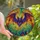 Fantasy Art Lovers' Vibrant Stained Glass Bat Tiffany Style Jewel Tone Abstract Mosaic Pattern Stained Glass Suncatcher - 1