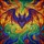 Fantasy Art Lovers' Vibrant Stained Glass Bat Tiffany Style Jewel Tone Abstract Mosaic Pattern Stained Glass Suncatcher - 6