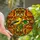Nature Lovers' Tiffany Style American Goldfinch Vibrant Yellow Orange Green Intricate Floral Stained Glass Stained Glass Suncatcher - 1