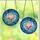 Women's Tiffany Style Pink Magnolia Bloom Emerald Green Fuchsia Art Nouveau Mosaic Stained Glass Suncatcher - 3