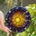 Celestial Art Lovers' Vibrant Stained Glass Sun Moon Jewel Tone Mosaic Pattern Stained Glass Suncatcher - 1