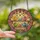 Tea Enthusiasts' Detailed Stained Glass Teapot Rose Floral Peach Yellow Mosaic Stained Glass Suncatcher - Gr03oewlwh