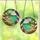 Boricua Heritage Enthusiasts' Glowing Stained Glass Boricua Tropical Beach Flag Art Stained Glass Suncatcher - 3