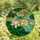 Art Lovers' Tiffany Stained Glass Teal Dragonfly Lotus Emerald Green Peach Mosaic Design Stained Glass Suncatcher - 4
