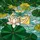 Art Lovers' Tiffany Stained Glass Teal Dragonfly Lotus Emerald Green Peach Mosaic Design Stained Glass Suncatcher - 6