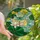 Art Lovers' Tiffany Stained Glass Teal Dragonfly Lotus Emerald Green Peach Mosaic Design Stained Glass Suncatcher - 1