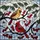 Winter Nature Lovers' Vibrant Tiffany Stained Glass Cardinal Berries Icicle Art Stained Glass Suncatcher - 6
