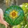 Nature Lovers' Intricate Stained Glass Daffodil Bloom Mosaic Spring Foliage Stained Glass Suncatcher - 1