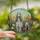 Afghan Hound Lovers' Majestic Tiffany Stained Glass Wildflower Meadow Jewel Tones Stained Glass Suncatcher - lCumUE5CB5