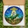 Eclectic Art Enthusiasts Vibrant Stained Glass Jesus T-Rex UFO Desert Mosaic With Blue Green Hues Stained Glass Suncatcher - lkpEE1rLzn