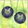 Whimsical Art Lovers' Flying Possum Fairy Stained Glass Celestial Mosaic in Black Grey Pink Yellow Stained Glass Suncatcher - 3