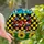 Maryland Coastal Art Fans' Vibrant Tiffany Stained Glass Blue Crab Maryland Flag Checkerboard Stained Glass Suncatcher - DOXOQcElYl