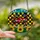 Maryland Coastal Art Fans' Vibrant Tiffany Stained Glass Blue Crab Maryland Flag Checkerboard Stained Glass Suncatcher - TkwAfb0F-_