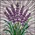 Nature Lovers' Intricate Stained Glass Lavender Floral Tiffany Style Jewel Tone Design Stained Glass Suncatcher - 6