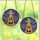 Whimsical Cat & Sci-Fi Fans' Intricate Stained Glass Cosmic Cat UFO Mosaic in Radiant Purple Teal Stained Glass Suncatcher - 3