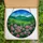 Art Lovers' Tiffany Stained Glass Pink Rhododendron & Verdant Mountains Blue Sky Pattern Stained Glass Suncatcher - 5