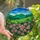 Art Lovers' Tiffany Stained Glass Pink Rhododendron & Verdant Mountains Blue Sky Pattern Stained Glass Suncatcher - 1