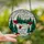 Art Enthusiasts' Stained Glass Winter Forest Crescent Moon, Tiffany Style Emerald Ruby Snowdrift, Iridescent Blue Sky Mosaic Stained Glass Suncatcher - 79OnnLBEtz