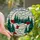 Art Enthusiasts' Stained Glass Winter Forest Crescent Moon, Tiffany Style Emerald Ruby Snowdrift, Iridescent Blue Sky Mosaic Stained Glass Suncatcher - KV5HisrtXy