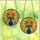 Art Lovers' Vibrant Tiffany Stained Glass Orange Hibiscus & Cobalt Blue Mosaic Stained Glass Suncatcher - 3
