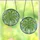 Art Lovers' Tiffany Stained Glass Maidenhair Fern Face Vase Botanical Mosaic Lime Emerald Sky Blue Aqua Stained Glass Suncatcher - 3