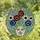 Art Lovers' Jewel-Toned Stained Glass Anemone Flower Bouquet Face Vase Mosaic Art Stained Glass Suncatcher - BH8D7xhsq5