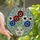 Art Lovers' Jewel-Toned Stained Glass Anemone Flower Bouquet Face Vase Mosaic Art Stained Glass Suncatcher - qAARBSawuN