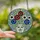 Art Lovers' Jewel-Toned Stained Glass Anemone Flower Bouquet Face Vase Mosaic Art Stained Glass Suncatcher - tvfo2yZJb6