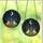 Whimsical Art Lovers' Intricate Stained Glass Ghost Campfire Forest Art Teal Emerald Orange Hues Stained Glass Suncatcher - 3
