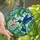 Nature Lovers' Tiffany Stained Glass Hummingbird Royal Blue Pink Floral Mosaic Art Stained Glass Suncatcher - 1