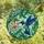 Nature Lovers' Tiffany Stained Glass Hummingbird Royal Blue Pink Floral Mosaic Art Stained Glass Suncatcher - 4