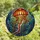 Ocean Lovers' Intricate Tiffany Style Stained Glass Jellyfish Art Glowing Red Orange Yellow Jewel Tones Water Mosaic Stained Glass Suncatcher - 4