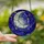 Celestial Dreamers' High Contrast White Grey Black Tiffany Stained Glass Crescent Moon Spiderweb Celestial Mosaic Stained Glass Suncatcher - 2