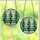 Nature & Art Enthusiasts' Tiffany Stained Glass Emerald Green Winter Forest Evergreen Mosaic Stained Glass Suncatcher - SPzXuCjQNC