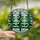 Nature & Art Enthusiasts' Tiffany Stained Glass Emerald Green Winter Forest Evergreen Mosaic Stained Glass Suncatcher - c8YFNhEM9x