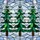 Nature & Art Enthusiasts' Tiffany Stained Glass Emerald Green Winter Forest Evergreen Mosaic Stained Glass Suncatcher - 6
