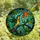 Nature & Art Lovers' Tiffany Stained Glass Hummingbird Emerald Golden Orange Floral Mosaic Stained Glass Suncatcher - 4