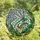 Nature Lovers' Tiffany Stained Glass Dragonfly Art Sky Blue Green Amber Jewel Tones Intricate Mosaic Stained Glass Suncatcher - wKbrGgCZFk