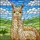 Llama Lovers' Vibrant Tiffany Stained Glass Llama Alpaca Embrace Intricate Jewel Tone Pastoral Design Stained Glass Suncatcher - 6
